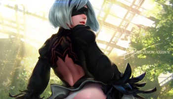 Nier Automata 2B Versions by DemonLordDante cover
