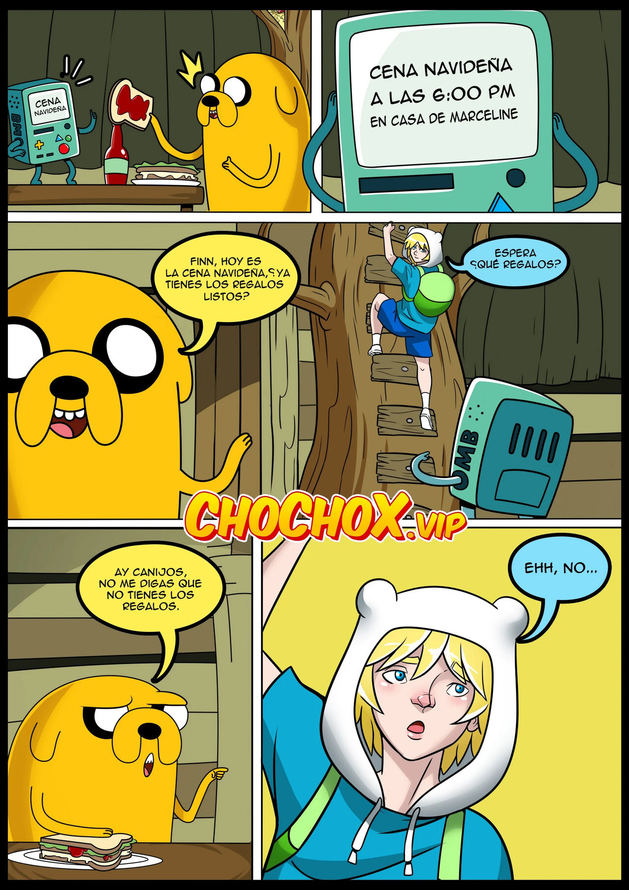 Hora de Aventura: Felices Fiestas page 6 full