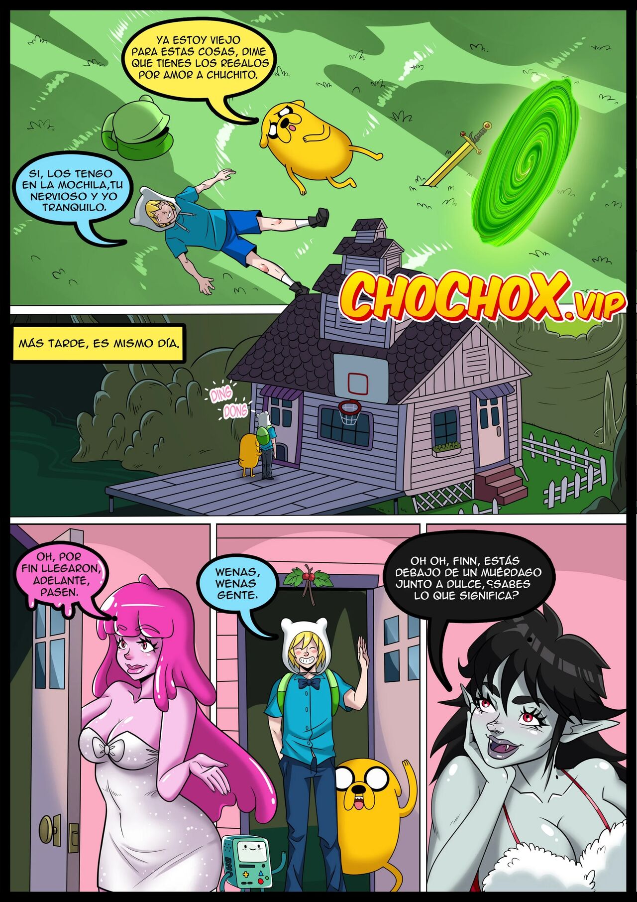 Hora de Aventura: Felices Fiestas page 8 full