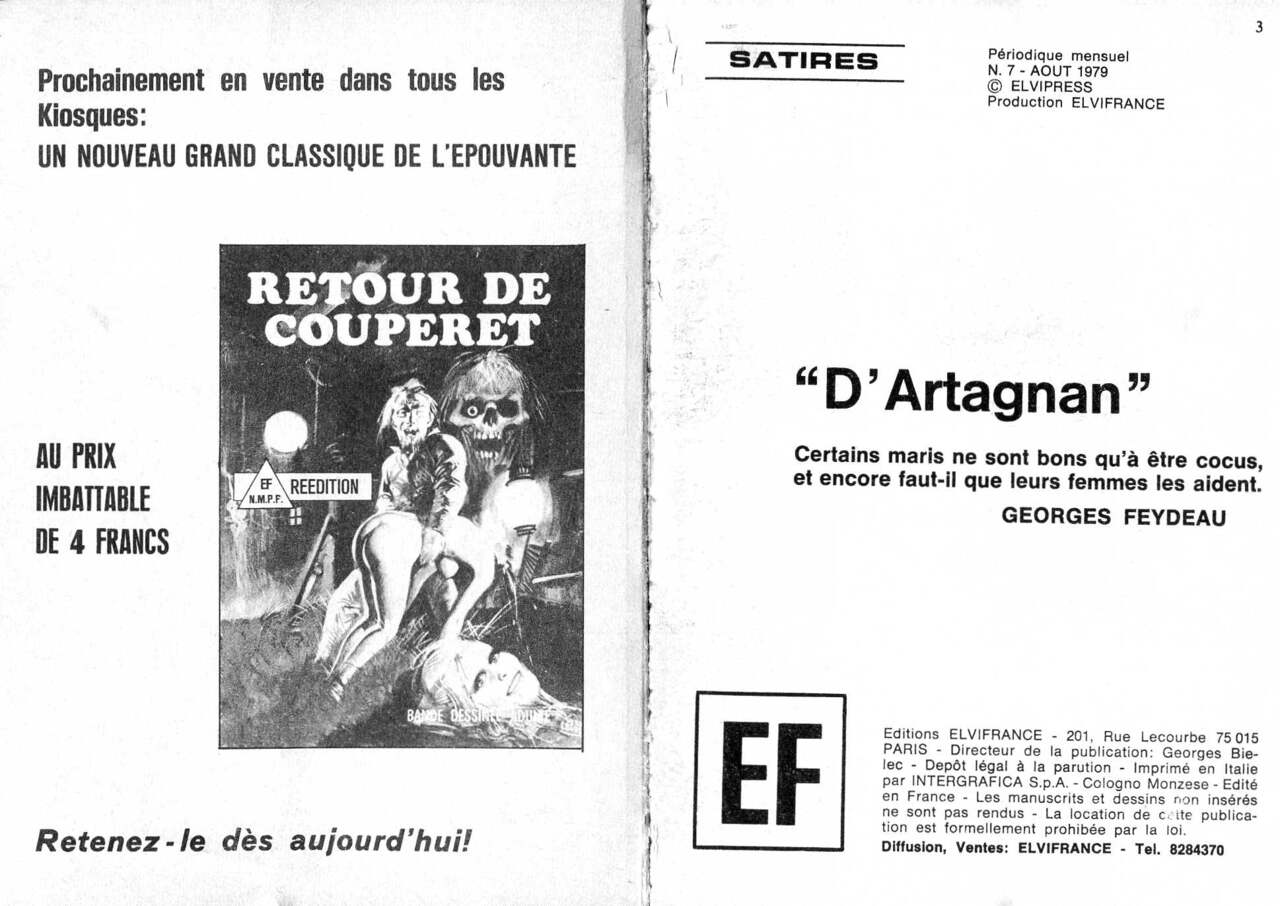 PFA - Elvifrance - Satires #7 D'Artagnan page 2 full