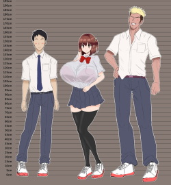 Otaku na Kareshi to Bakunyuu Bishoujo na Kanojo to