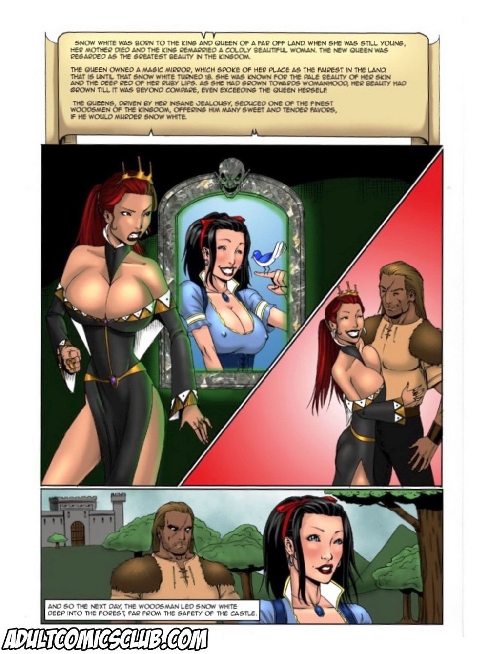 AdultComicsClub - Snow White page 1 full