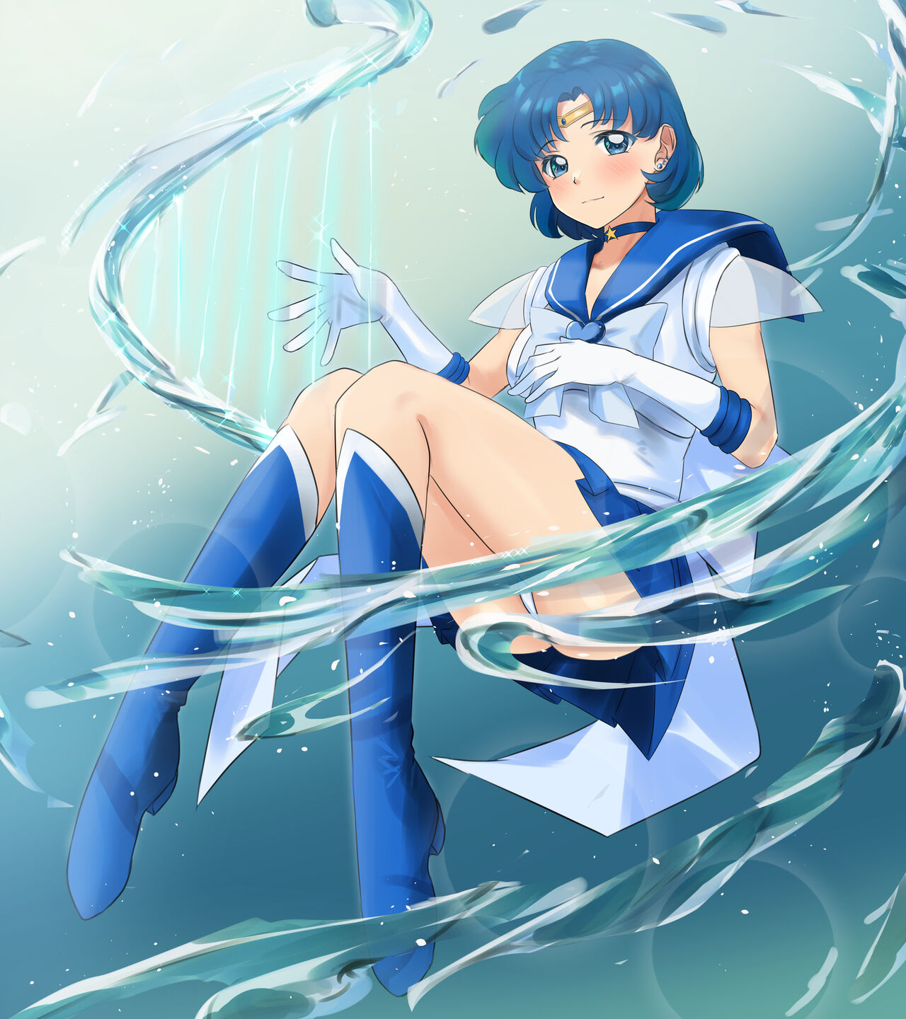 -Tenchi Girl Warrior Sailor Moon-Sailor Mercury page 2 full