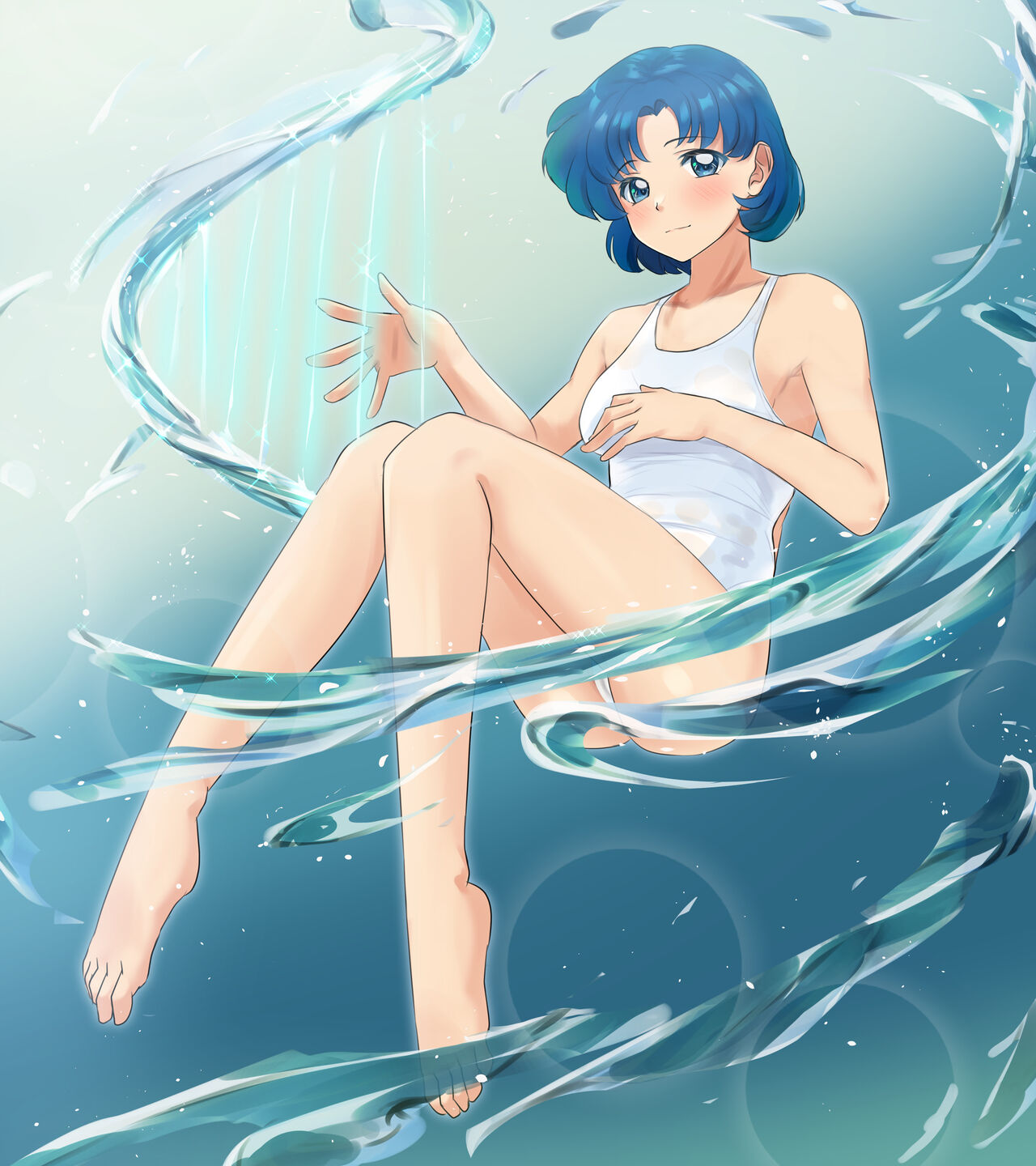 -Tenchi Girl Warrior Sailor Moon-Sailor Mercury page 8 full