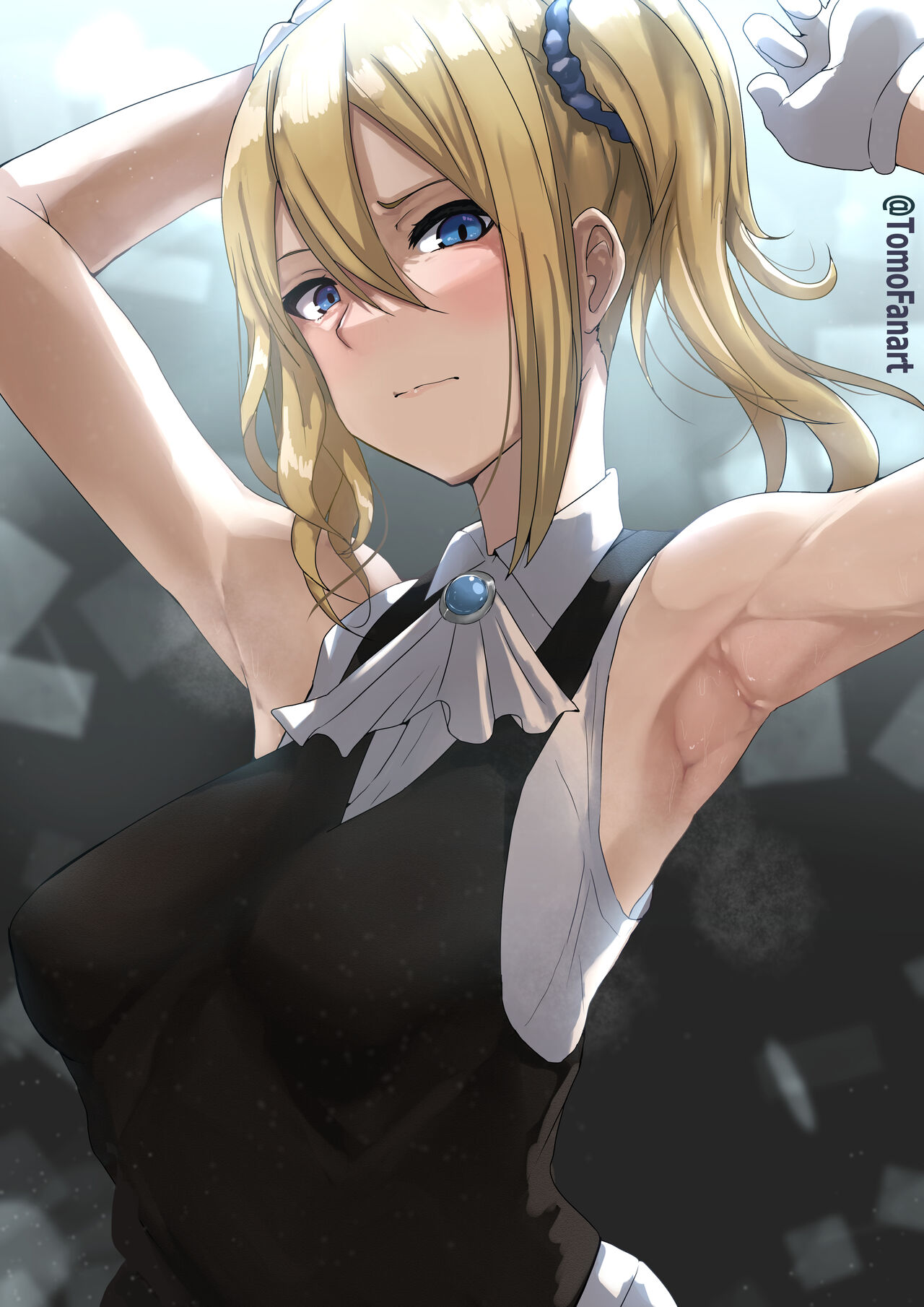 早坂さんの美味しい腋?,Hayasaka's delicious armpits? page 2 full