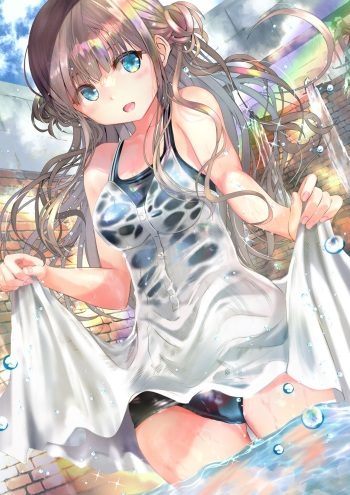 Niji x Mizube x Nuresuke Shiro OnePi Sukumizu-san cover