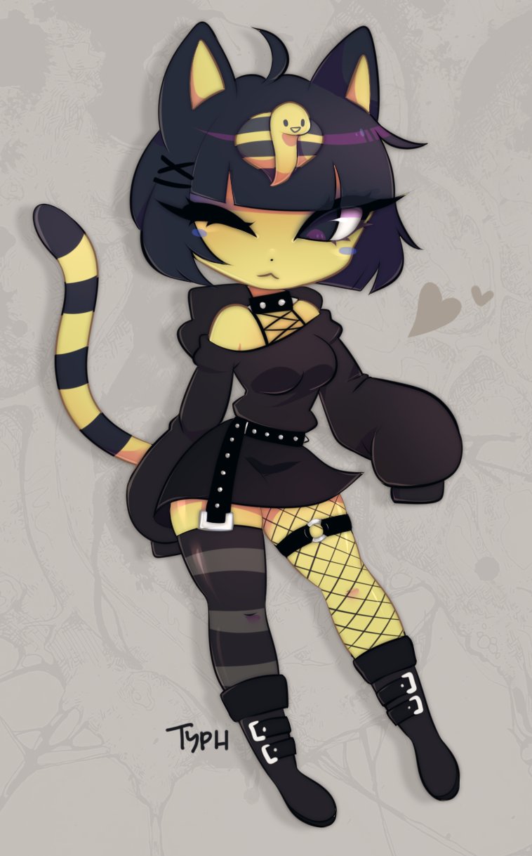 Gothic Ankha fanarts page 1 full
