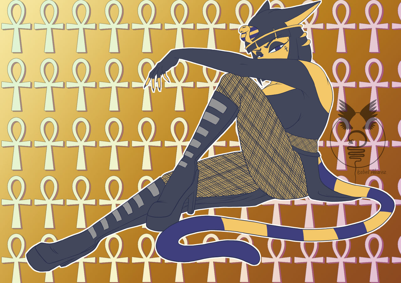 Gothic Ankha fanarts page 10 full