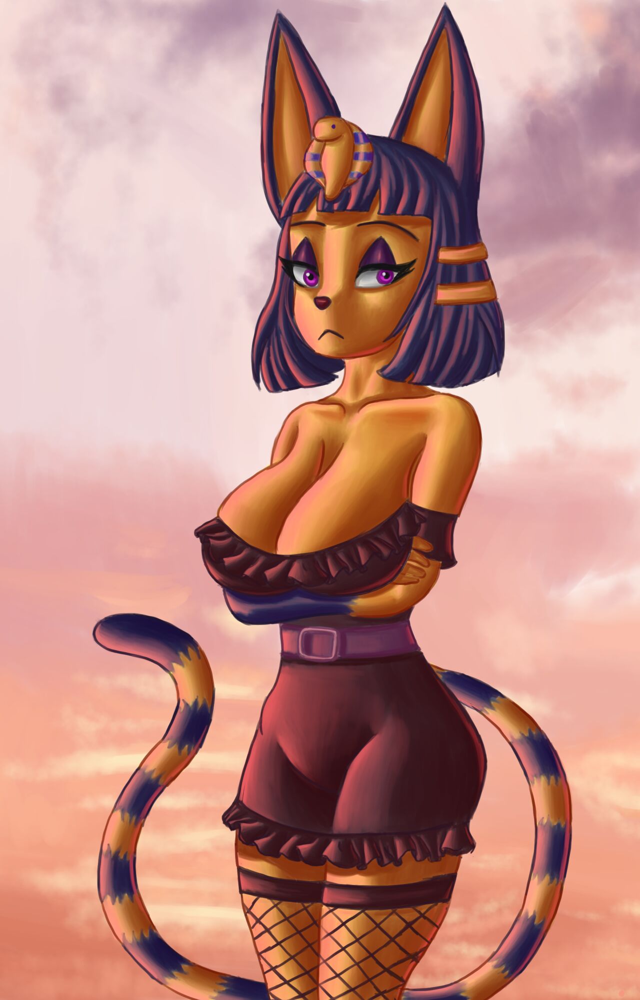 Gothic Ankha fanarts page 2 full