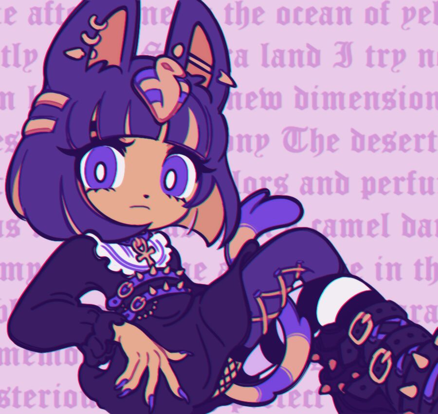 Gothic Ankha fanarts page 5 full