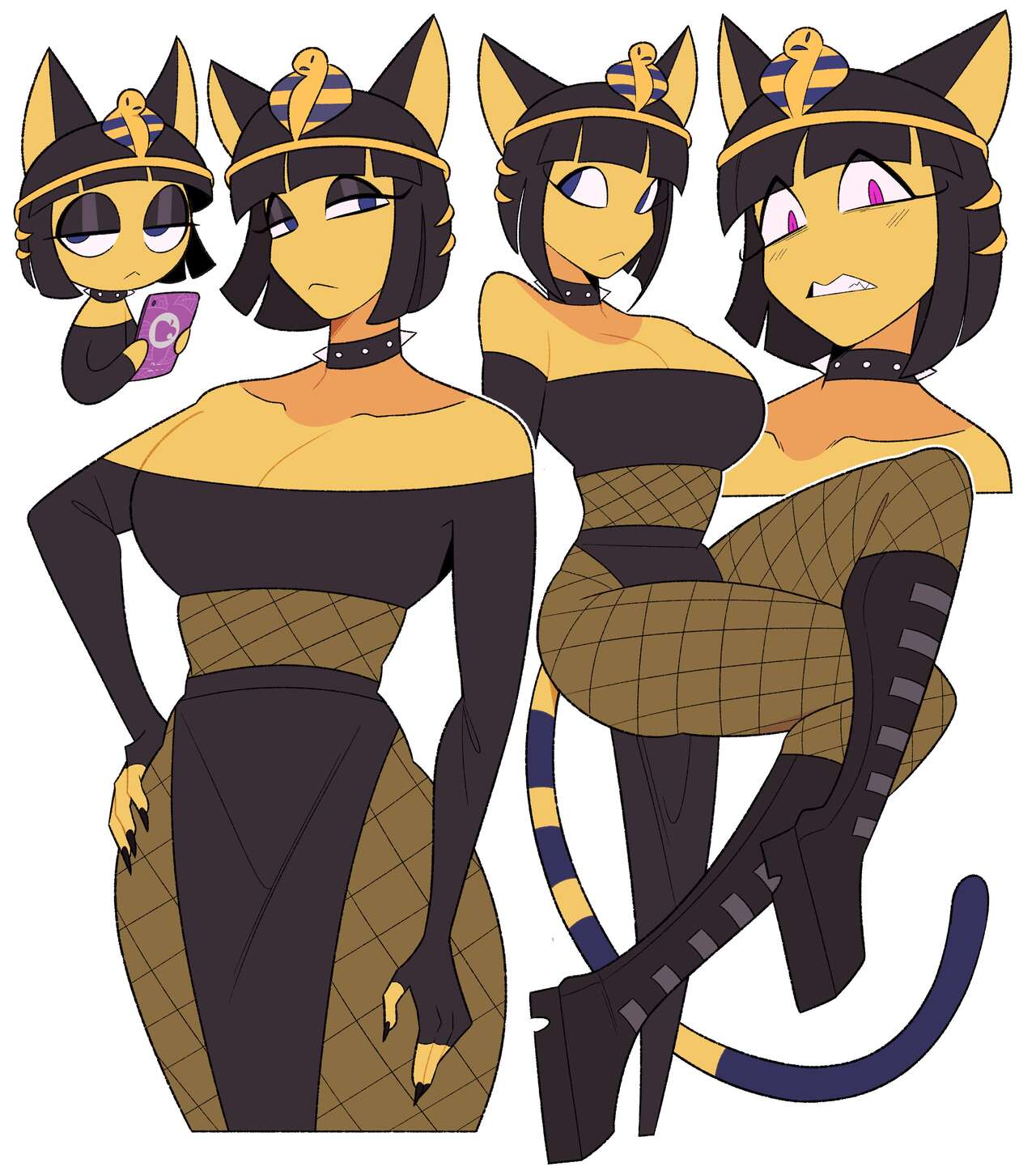 Gothic Ankha fanarts page 8 full
