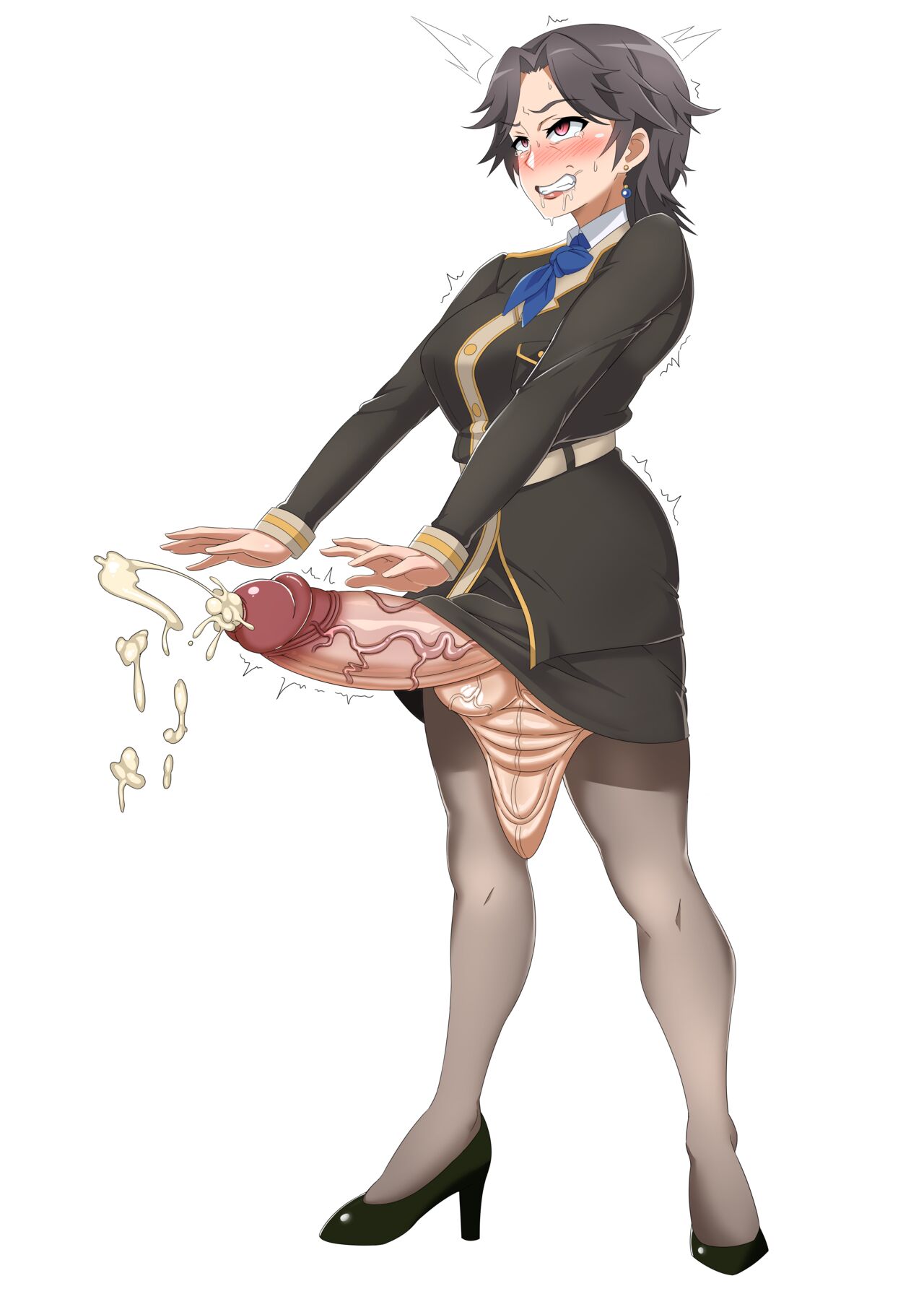 Haifuri Mayuki Munetani Futanari Sen'nō Shasei page 8 full