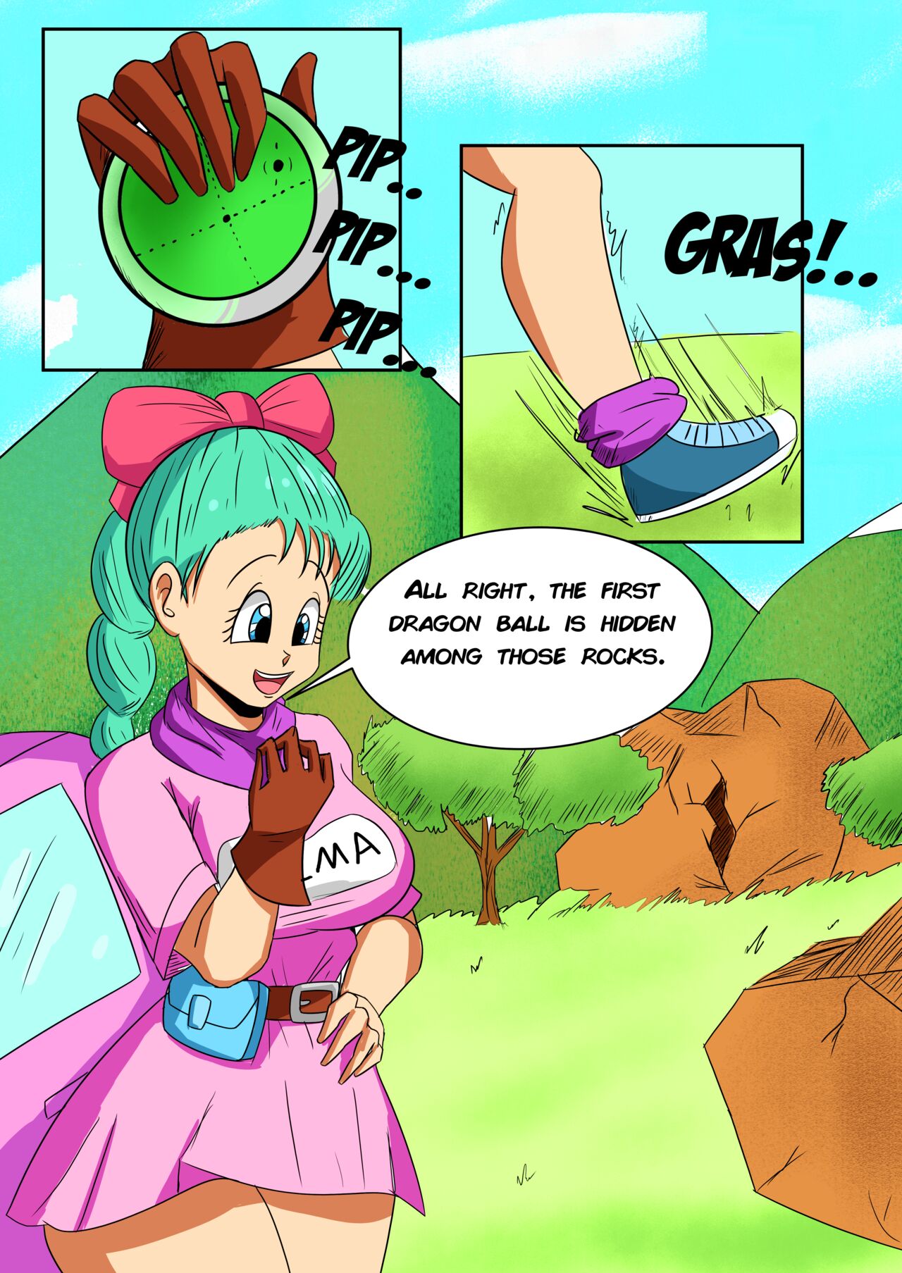 DRAGON  BALL BULMA´S ADVENTURE! page 2 full