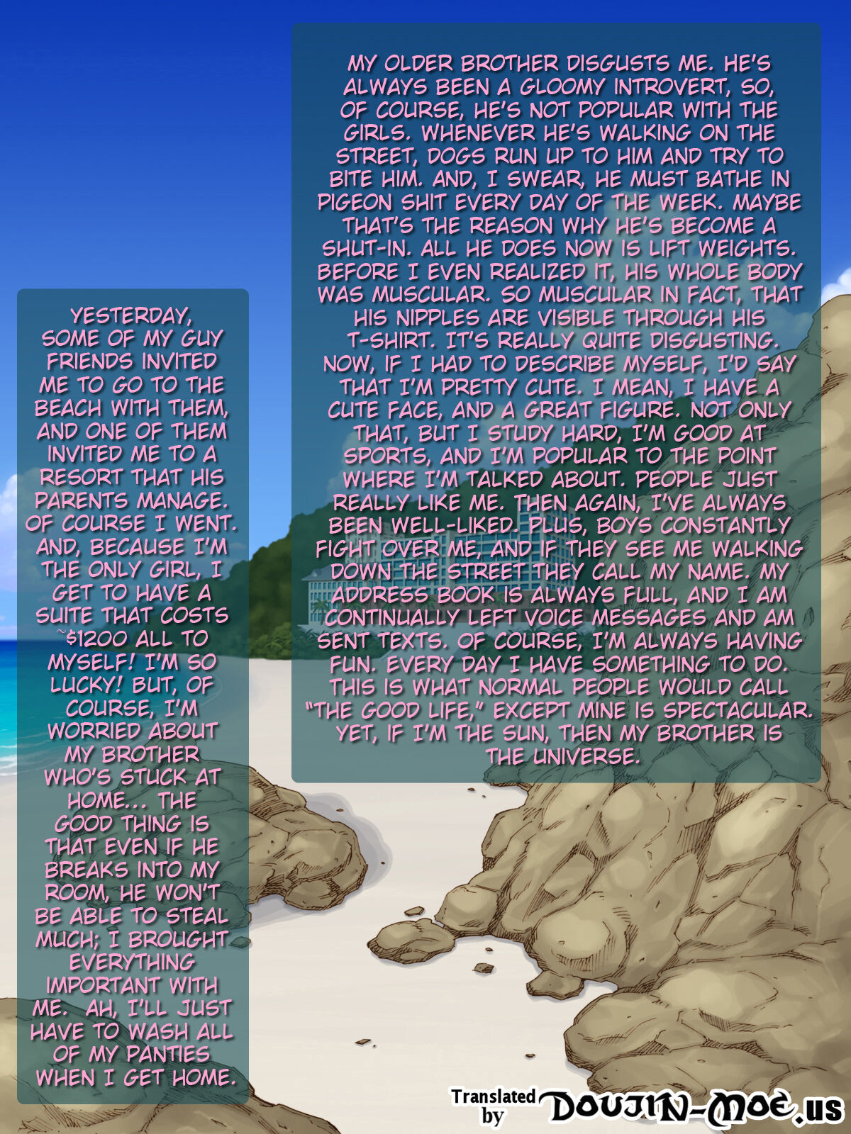 Bitch na Imouto to Beach de Ecchi | Sex on the Beach with a Bitchy Younger Sister page 2 full