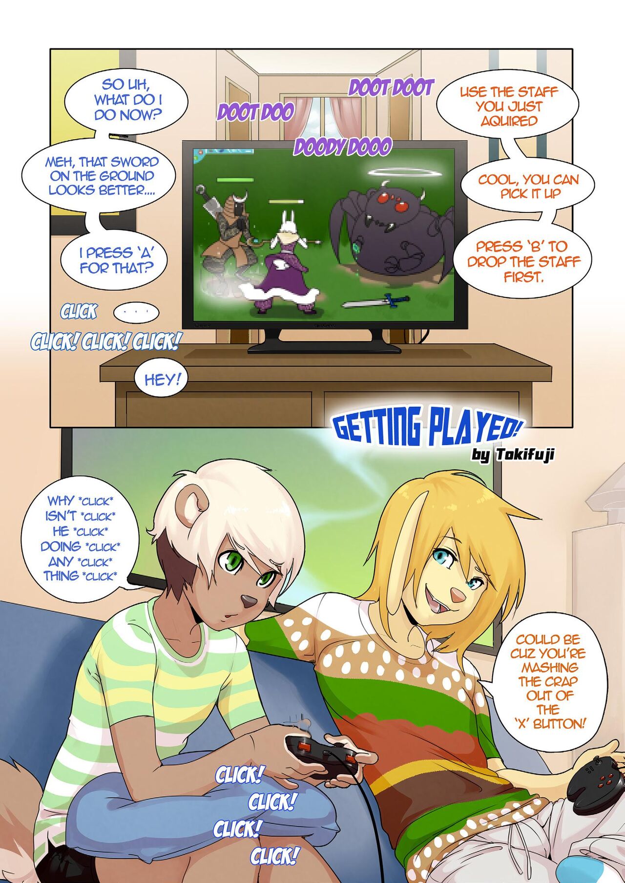 Getting played page 1 full