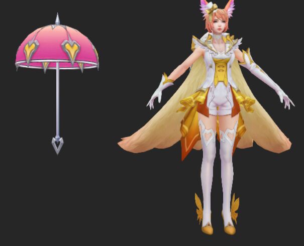 arena of valor character 3d model 002 Liliana Idol page 1 full