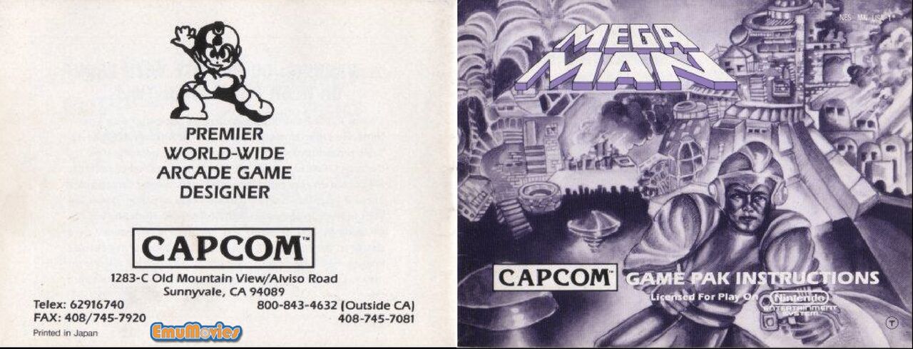 Megaman 1, 2, 3, X, Legends, And Misadventures of Tron Bonne Manuals page 1 full
