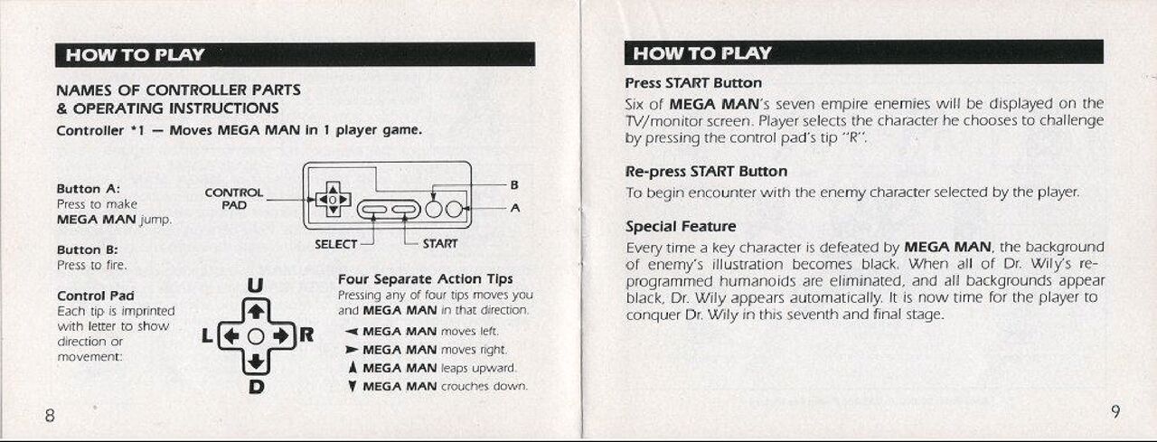 Megaman 1, 2, 3, X, Legends, And Misadventures of Tron Bonne Manuals page 5 full