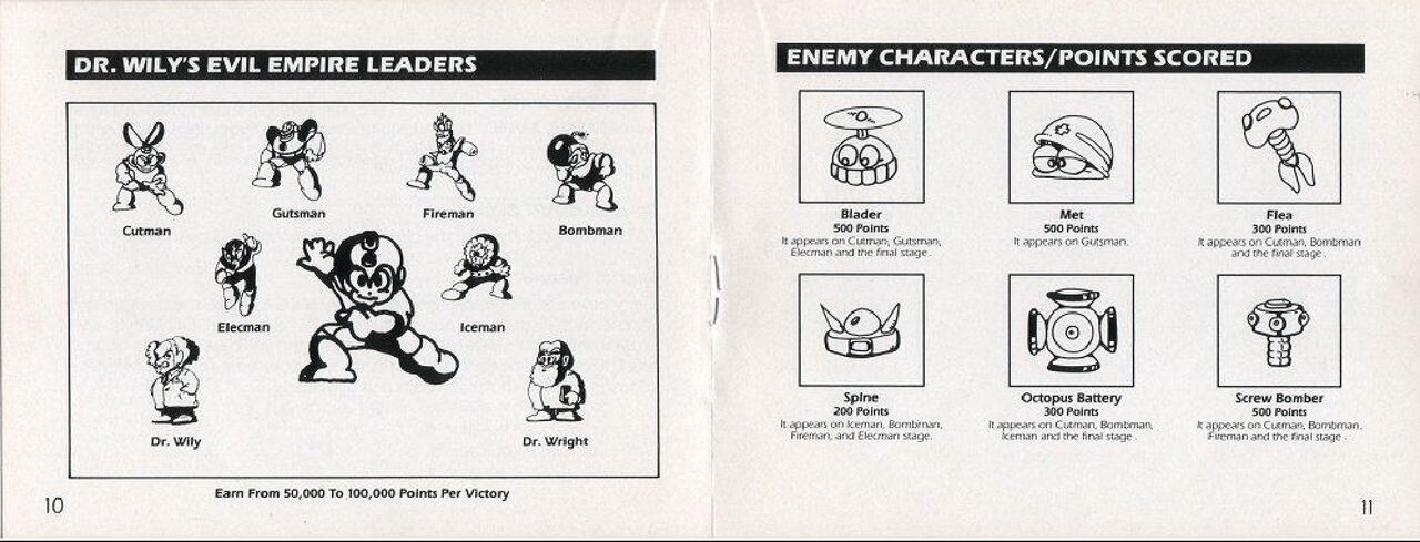 Megaman 1, 2, 3, X, Legends, And Misadventures of Tron Bonne Manuals page 6 full