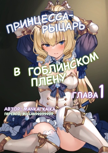 Hajimete Hime Kishi o Tsukamaete mita |  Принцесса-рыцарь в гоблинском плену - Глава 1 cover