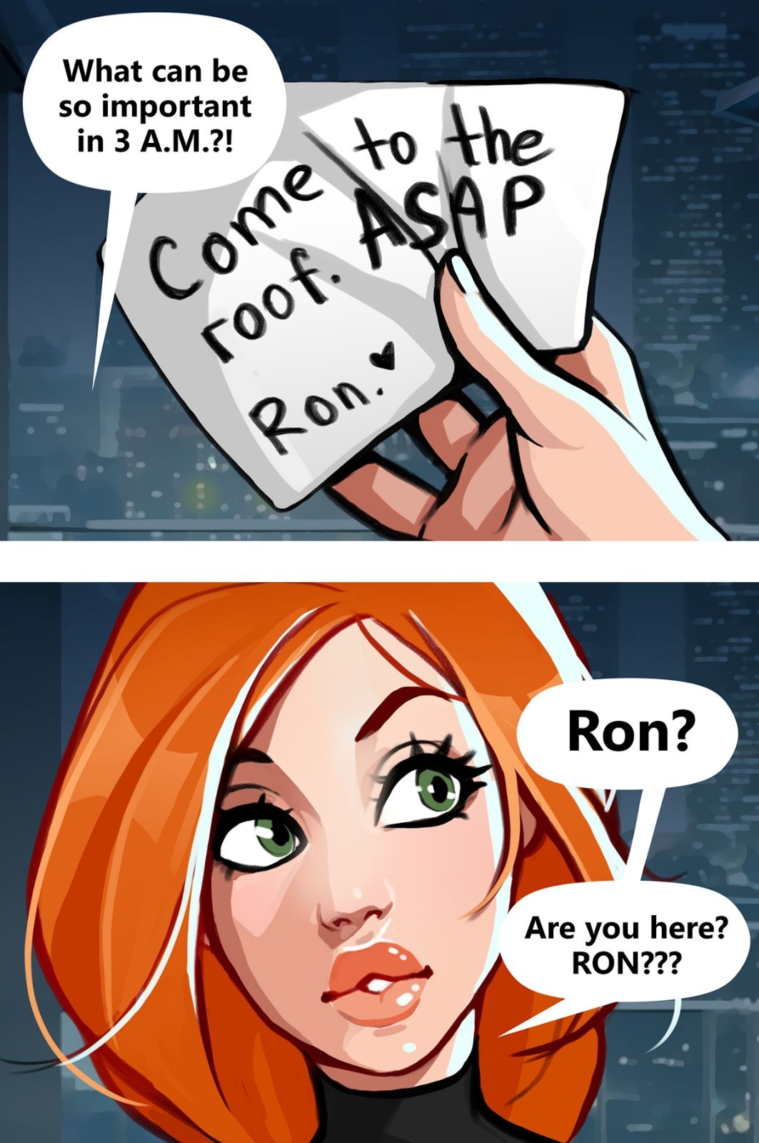 Kim and Shego Comic page 2 full