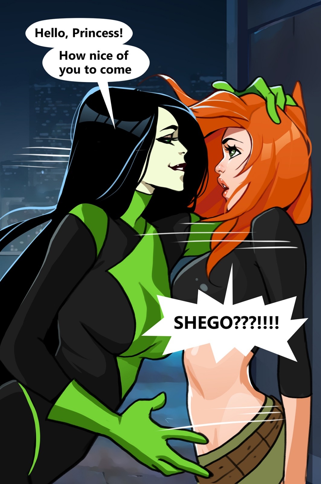 Kim and Shego Comic page 3 full