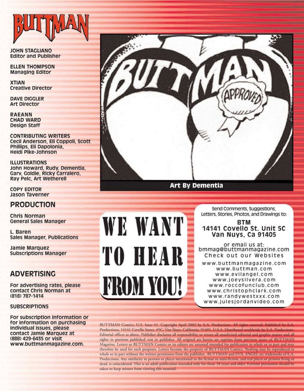 Buttman Comics page 2 full