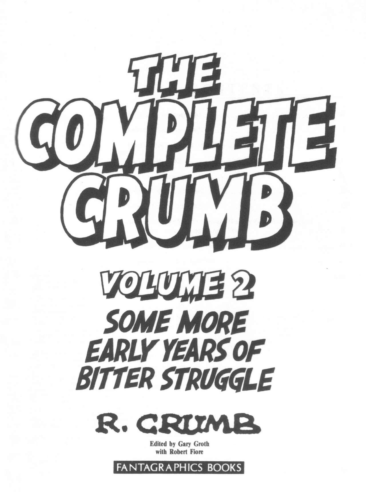 The Complete Crumb Comics #2 page 4 full