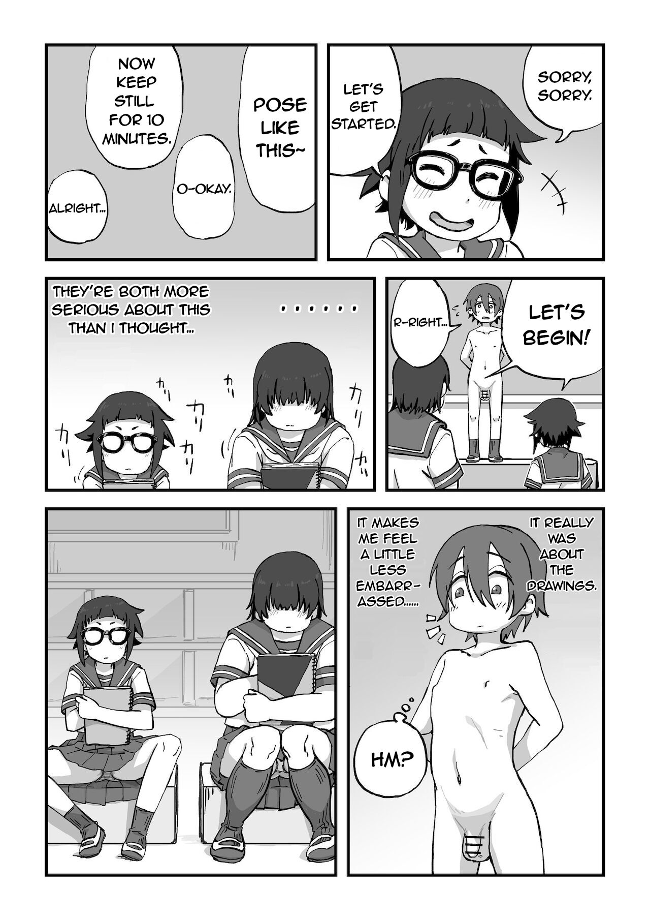 Boku wa Manken Senzoku Nude Model page 7 full