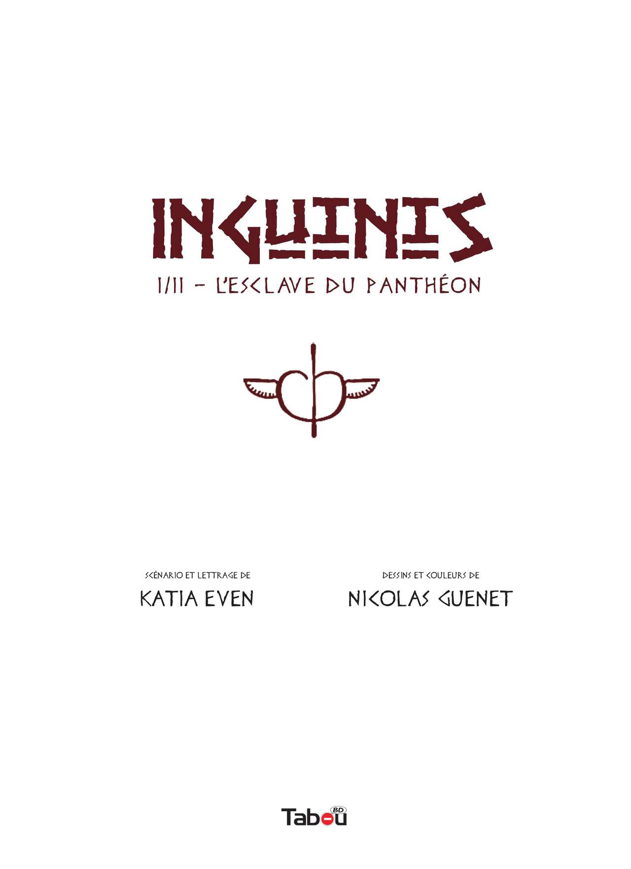 Inguinis: Slave of the Pantheon - Katia Even &amp; Nicolas Guenet -ENG page 3 full