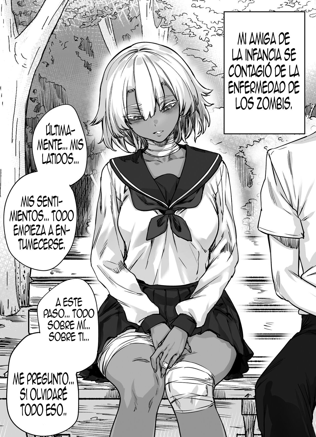 A Manga About Teaching My Zombie Childhood Friend The Real Feeling of Sex | un manga sobre enseñarle a mi amiga de la infancia zombie la verdadera sensación del sexo page 1 full