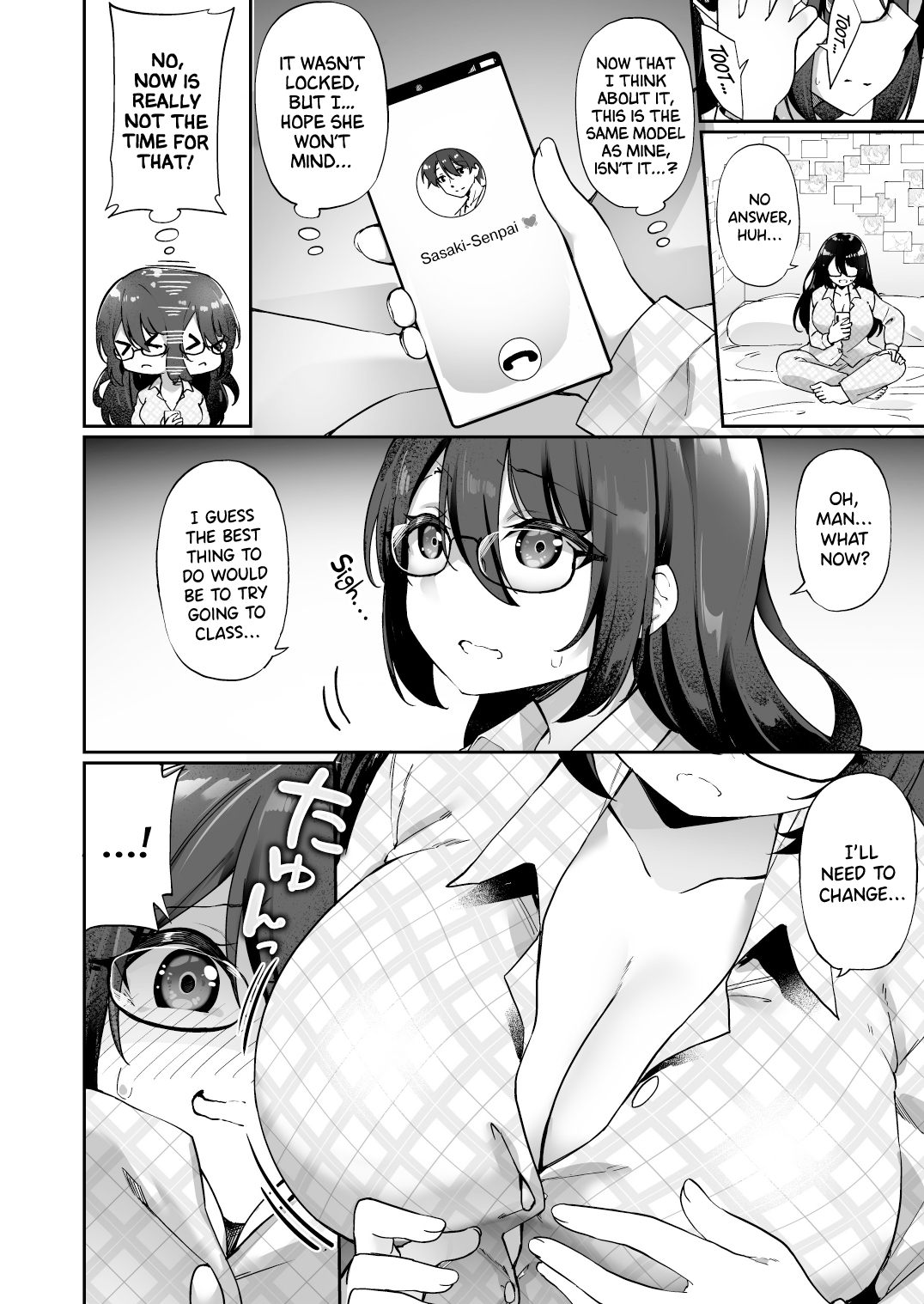 Boku no Koe o Kiku dake de Hatsujou Shichau Yandere Kyonyuu Kouhai ni Karada o Irekaerarete Shimatta! page 5 full