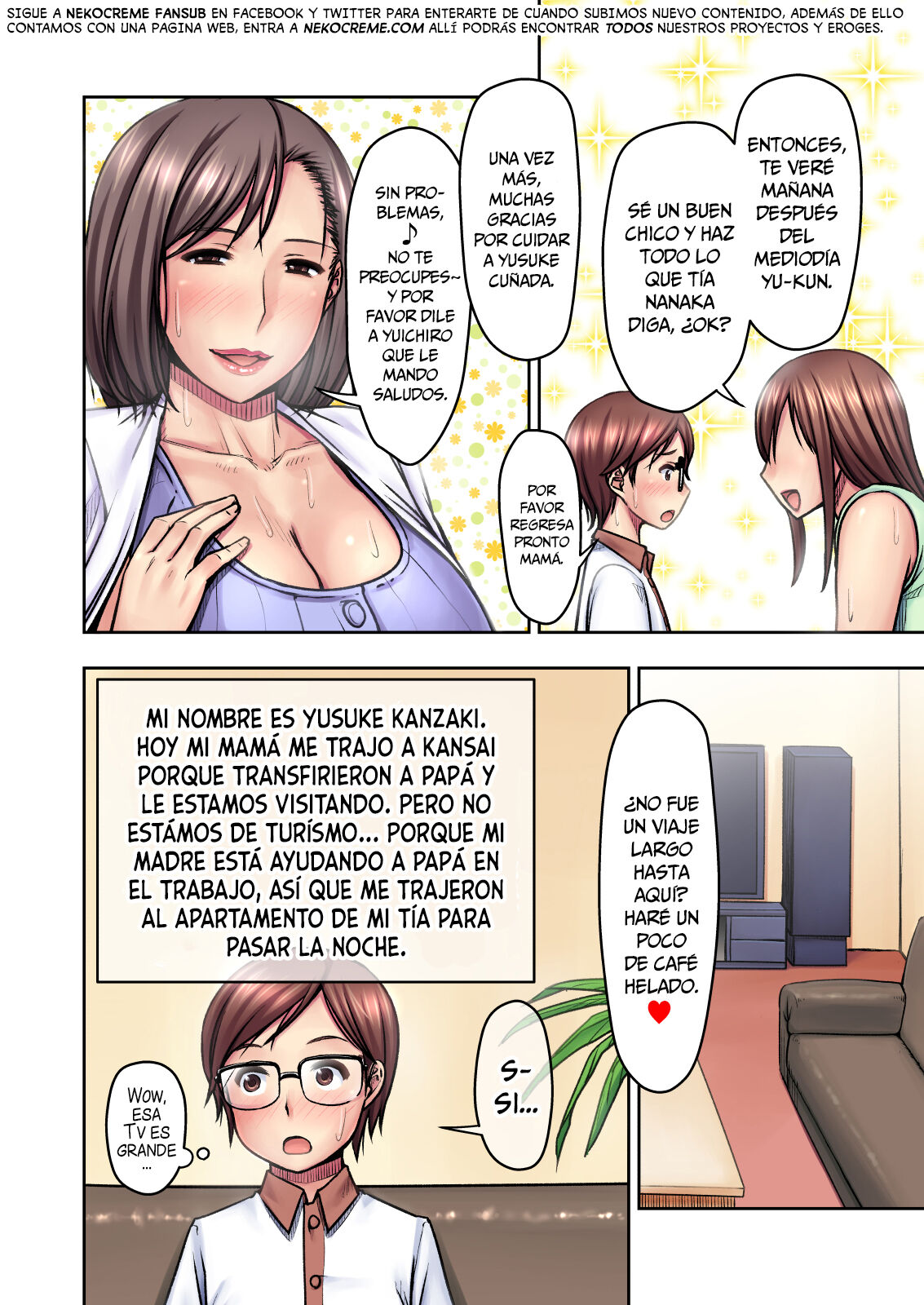 Nigate na Kansai no Oba-san ni Azukerareta Atsui Atsui Natsu no Yoru | Una Calurosa y Candente Noche Bajo la Custodia de mi Atrevida Tía de Kansai page 3 full