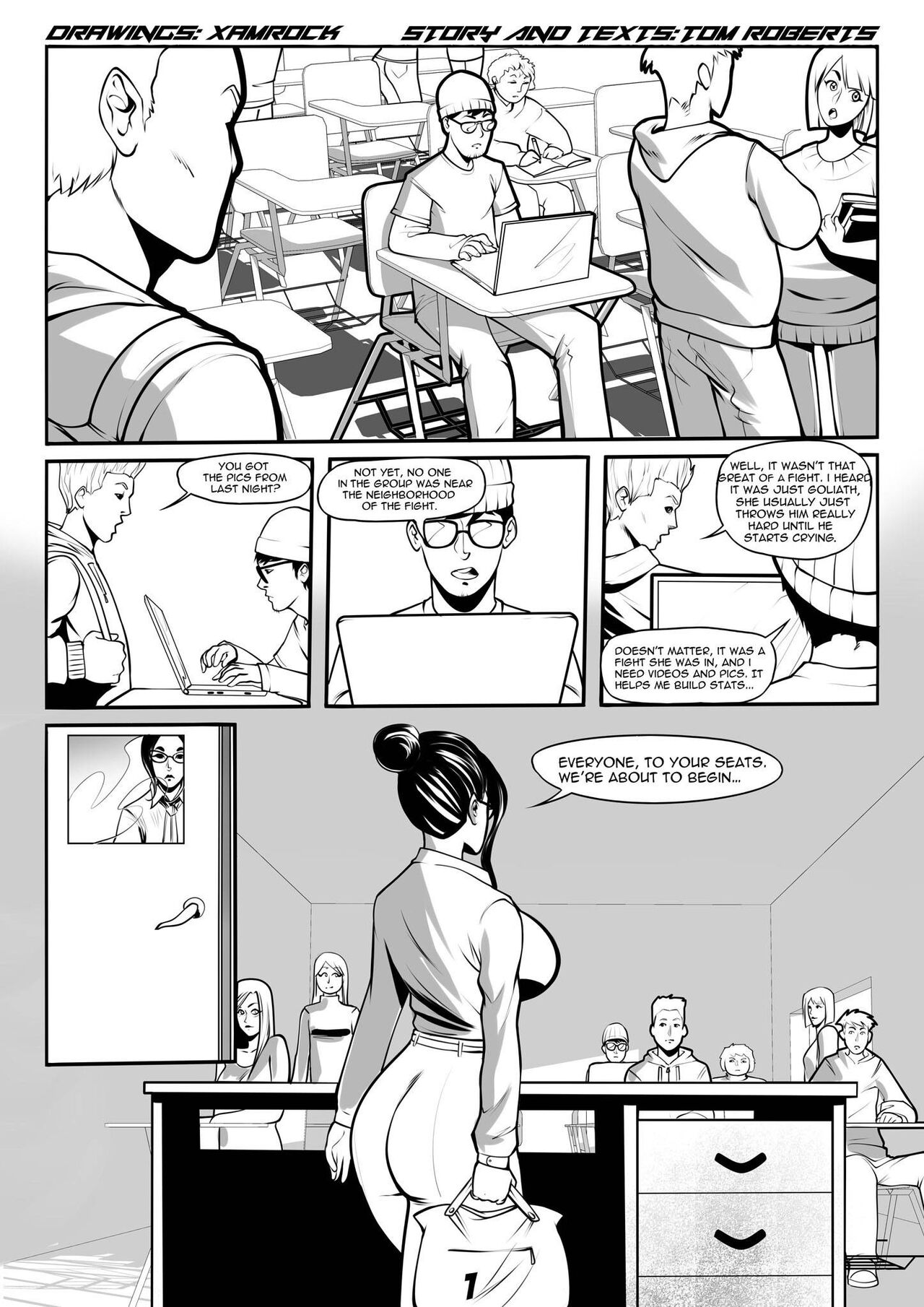 Lady Valiant Main Comic page 2 full