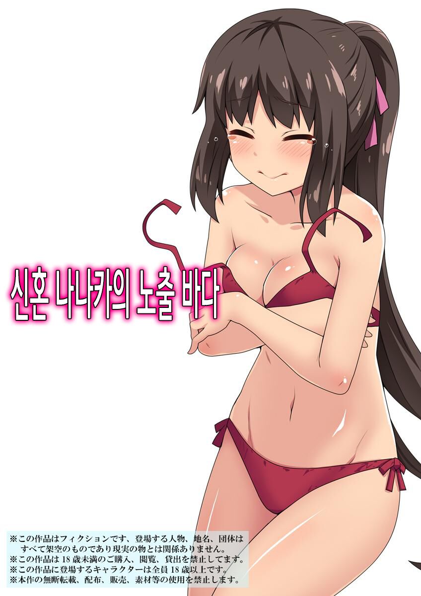 Niizuma Nanaka no Roshutsu Umi | 신혼 나나카의 노출 바다 page 1 full