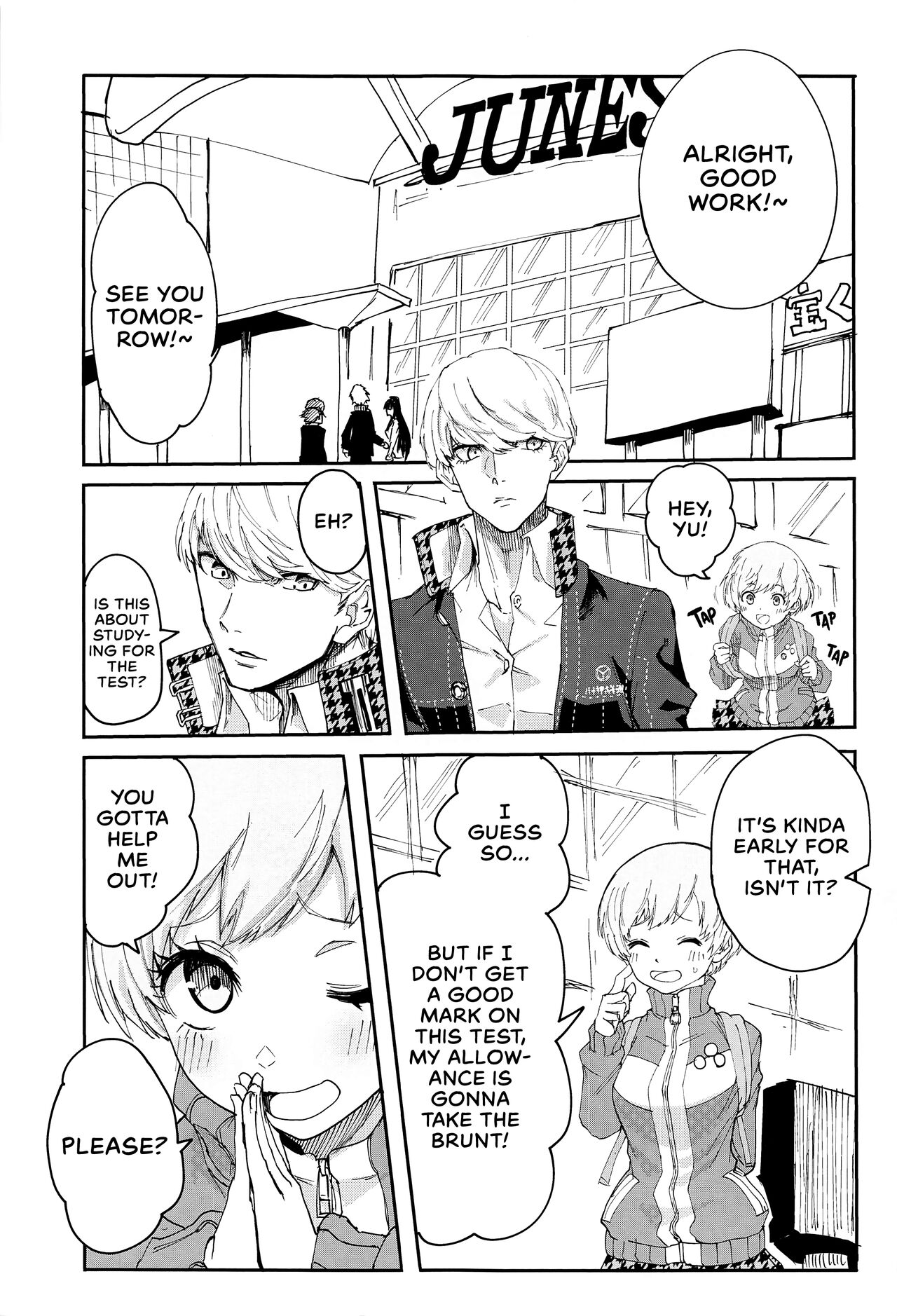 Satonaka Chie-chan ni Oshioki suru Hon Test Benkyou Hen | Satonaka Chie's Punishment - Test Study Edition page 2 full