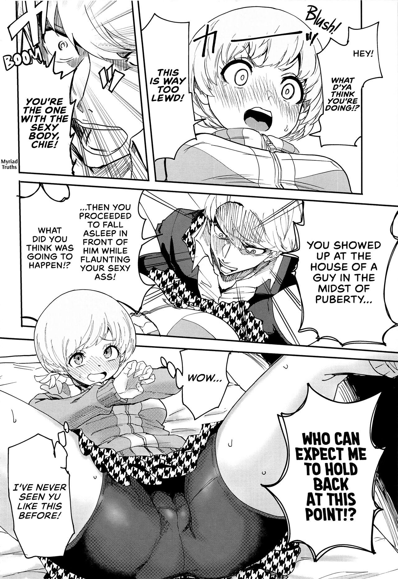 Satonaka Chie-chan ni Oshioki suru Hon Test Benkyou Hen | Satonaka Chie's Punishment - Test Study Edition page 9 full