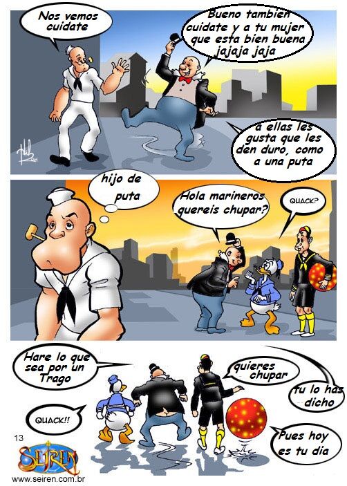 Popeye , Brutus y el &quot;Ano&quot; de Olivia ...!!!