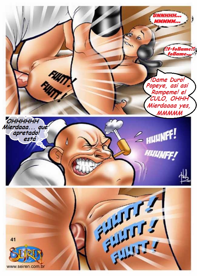 Popeye , Brutus y el &quot;Ano&quot; de Olivia ...!!!