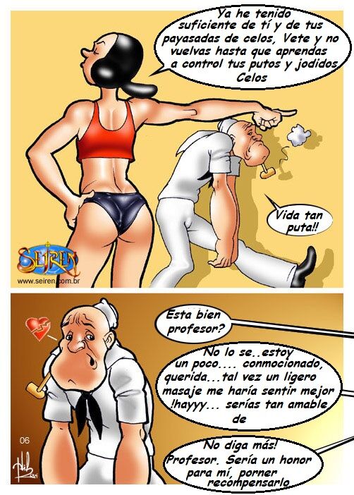 Popeye , Brutus y el &quot;Ano&quot; de Olivia ...!!!