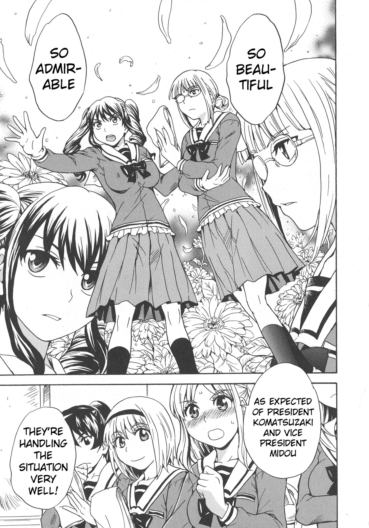 Calendula Joshi Seitokai! Bukatsu Yosan Seikyuu Kaigi Hen Sono 1 | Calendula Girls Student Council! Club Budget Request Meeting Story Part 1 page 3 full