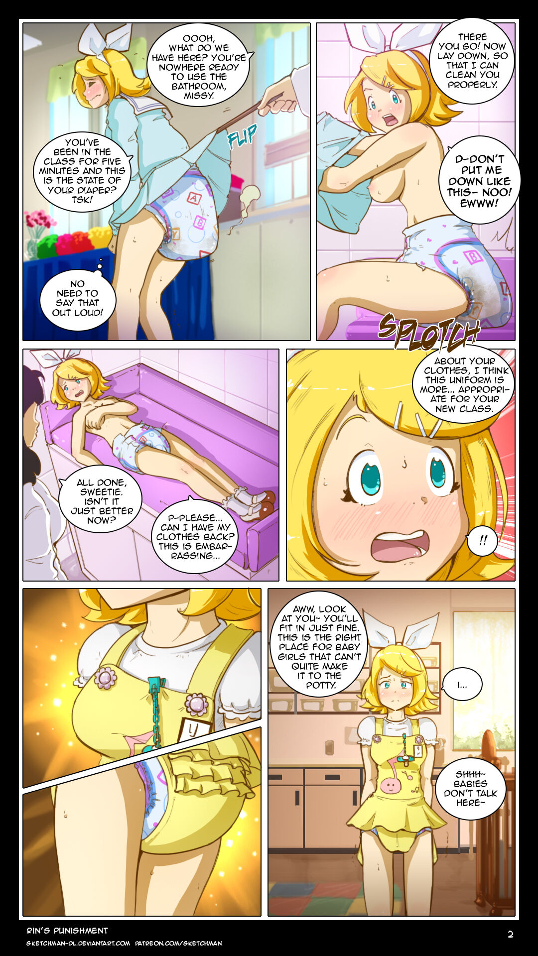 Comm: Rin's punishment page 2 full