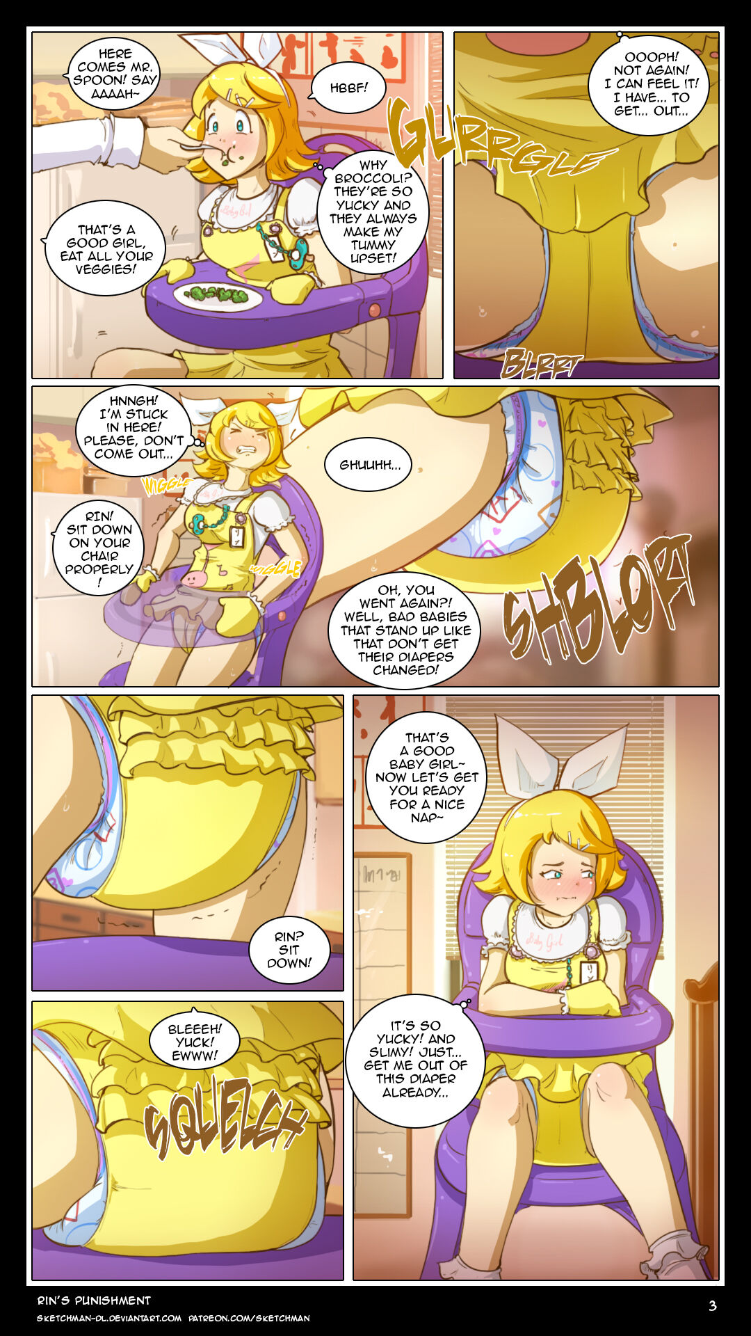 Comm: Rin's punishment page 5 full