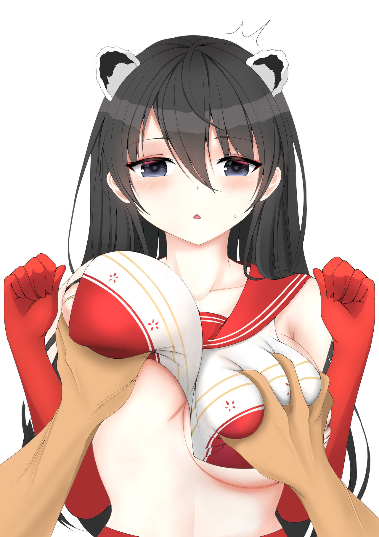 large breasts, huge breasts, breasts ／ 츠바키 page 2 full