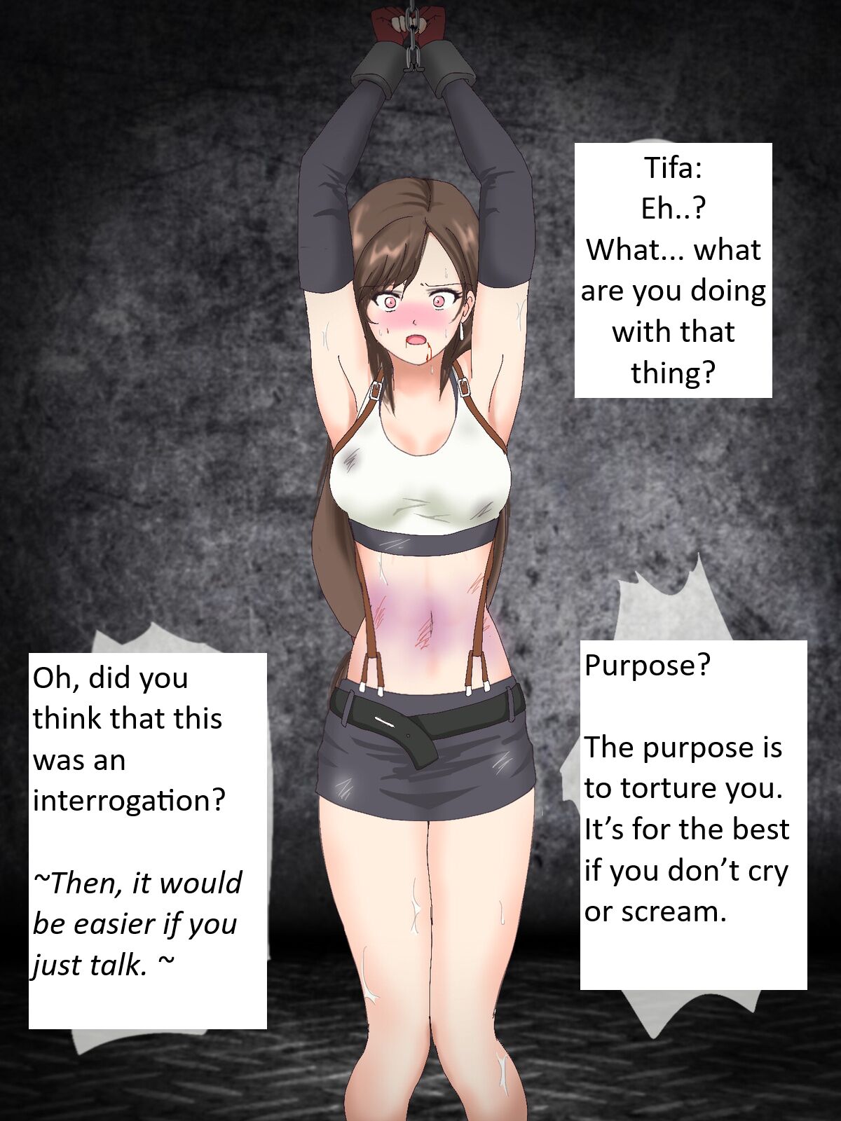 Tifa's Hanging Torture page 8 full
