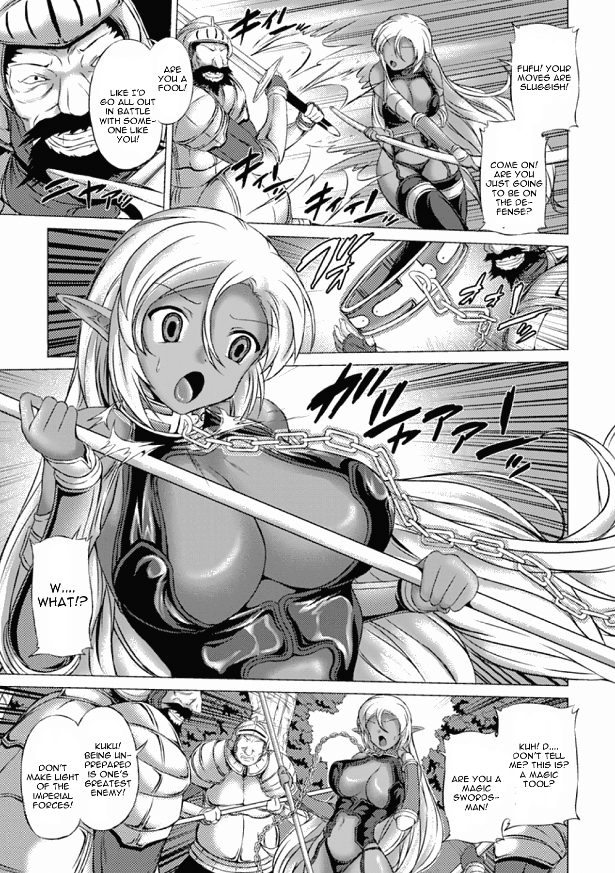 Dark Elf and the Restraining Collar page 5 full