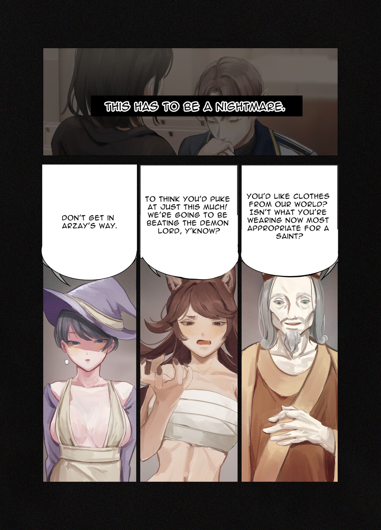 Isekai Seijo wa Harem Taishitsu Yuusha  kara Nigetai | Isekai Saintess wants to Escape from the Harem-type Hero page 4 full