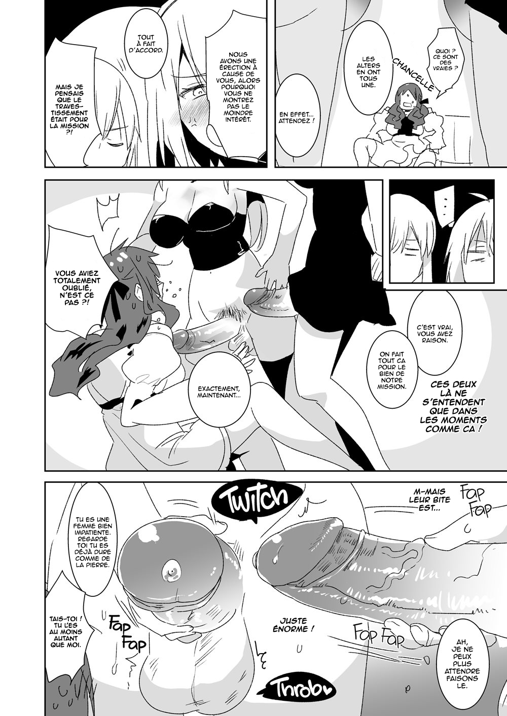 Futanari Alter-tachi ni Josou Shita Ore ga Okasareru Hanashi | Se Travestir Et Se Faire Baiser Par Des Alter Ego Futanari Pour Apprendre Les Plaisirs D'être Line Femme     Dig page 8 full