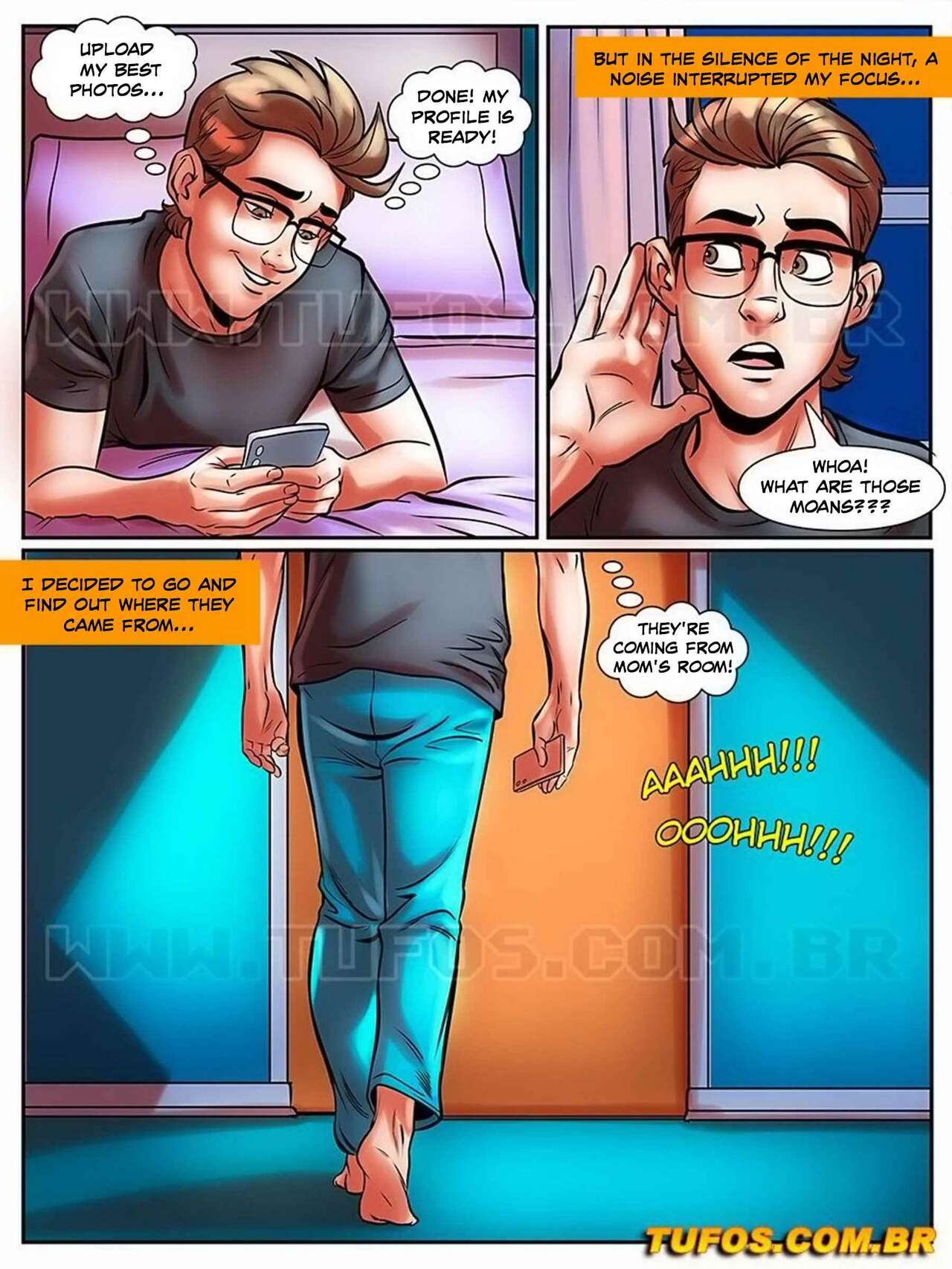 The Nerd Stallion  - Three women in bed - 24 - english page 3 full