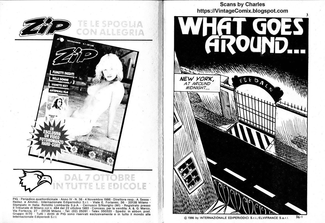 PIG #36 "WHAT GOES AROUND" - ENGLISH page 2 full